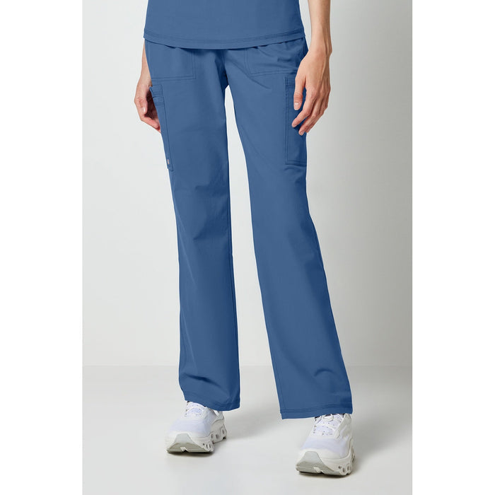Women's Forge Straight Leg Scrub Cargo - Vintage Blue - 1