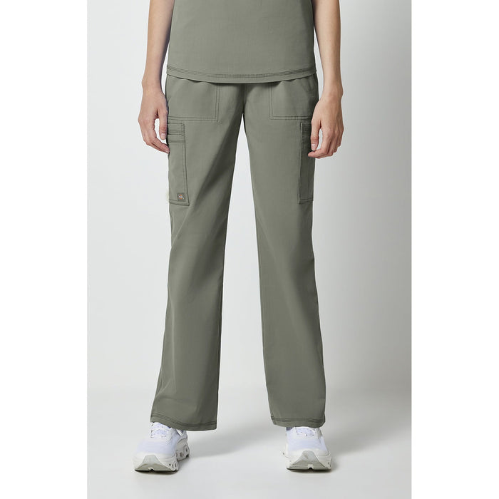 Women's Forge Straight Leg Scrub Cargo - Moonstone - 1