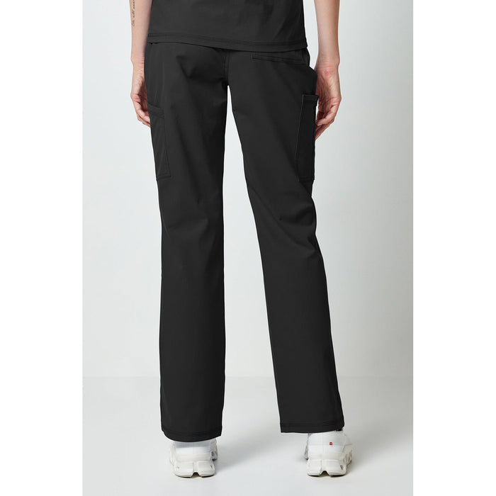 Women's Forge Straight Leg Scrub Cargo - Black - 2