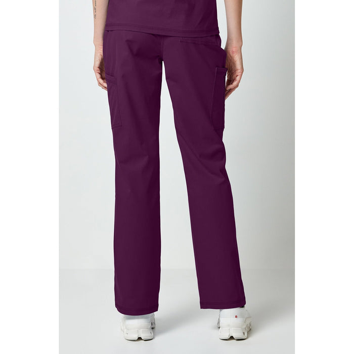 Women's Forge Straight Leg Scrub Cargo - Wine - 2