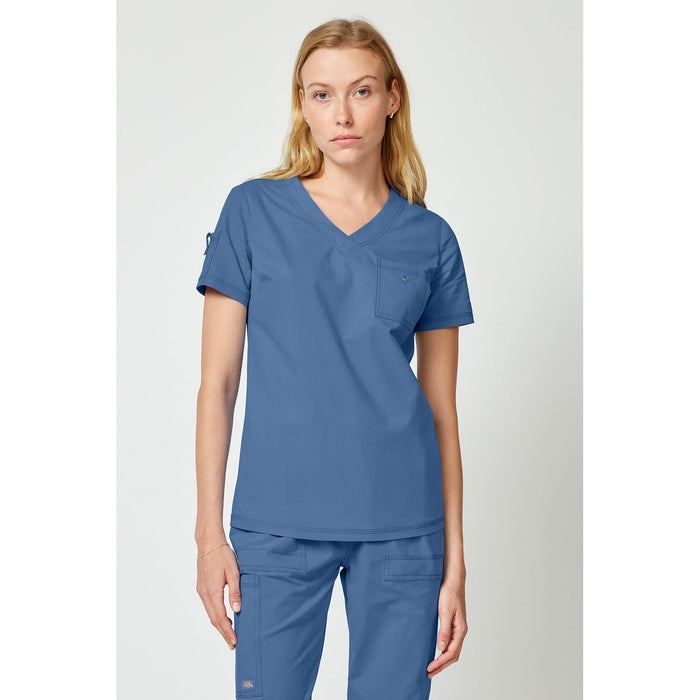 Women's Forge Tuck In Scrub Top - Vintage Blue - 1