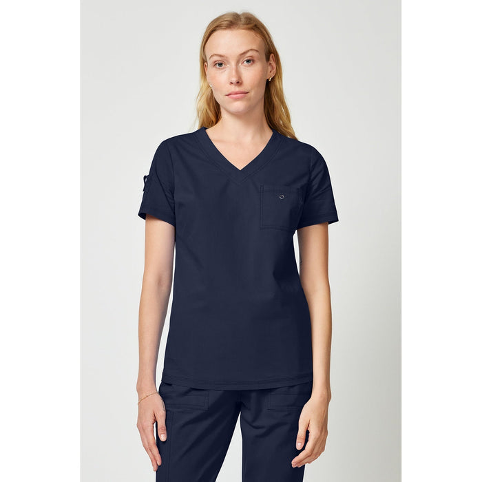 Women's Forge Tuck In Scrub Top - Navy - 1
