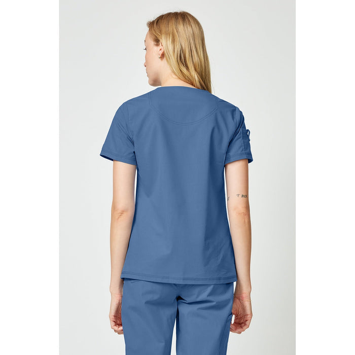 Women's Forge Tuck In Scrub Top - Vintage Blue - 2
