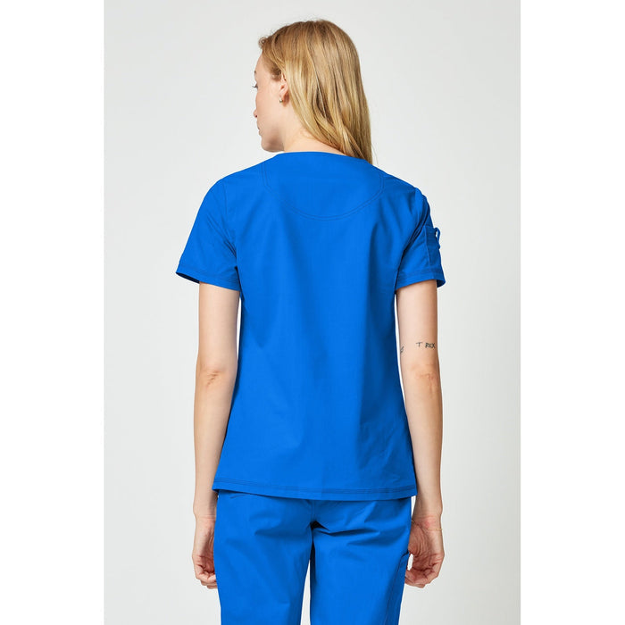 Women's Forge Tuck In Scrub Top - Royal - 2