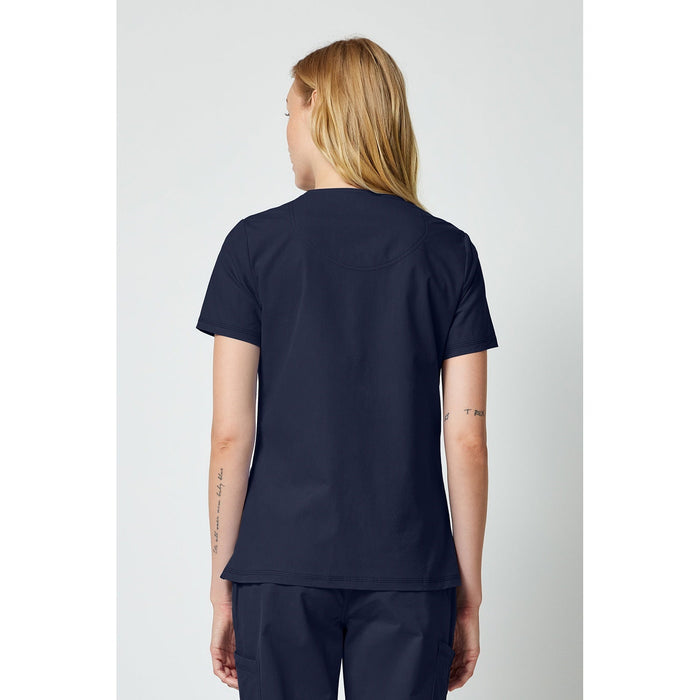 Women's Forge V-Neck Scrub Top - Navy - 2