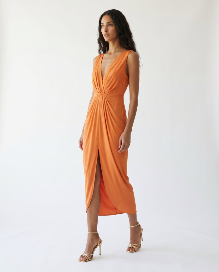 bella-elegant-midi-dress-orange-7