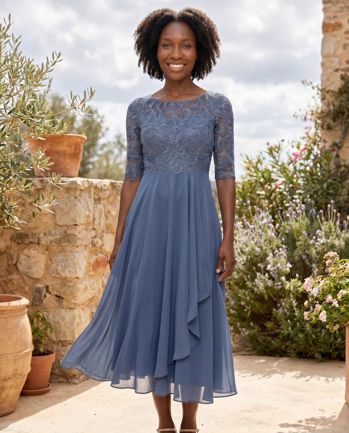 Laura - Lace Midi Dress — hero shot