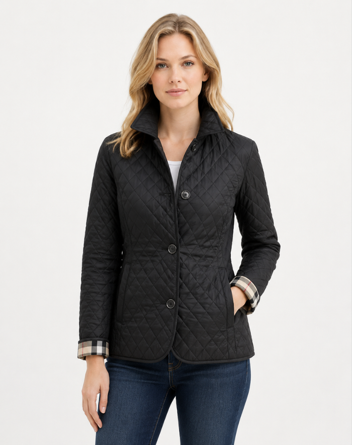 Women's Quilted Jacket – Elegant Lightweight Design – Transitional Weather Wear
