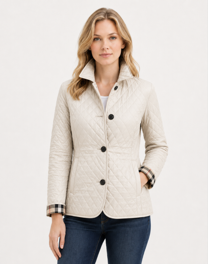 Women's Quilted Jacket – Elegant Lightweight Design – Transitional Weather Wear