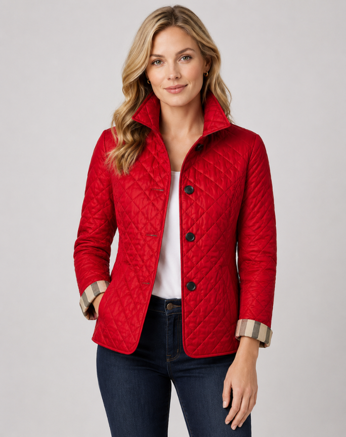 Women's Quilted Jacket – Elegant Lightweight Design – Transitional Weather Wear