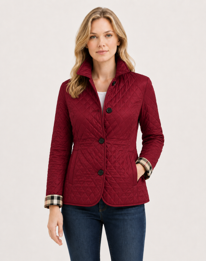 Women's Quilted Jacket – Elegant Lightweight Design – Transitional Weather Wear