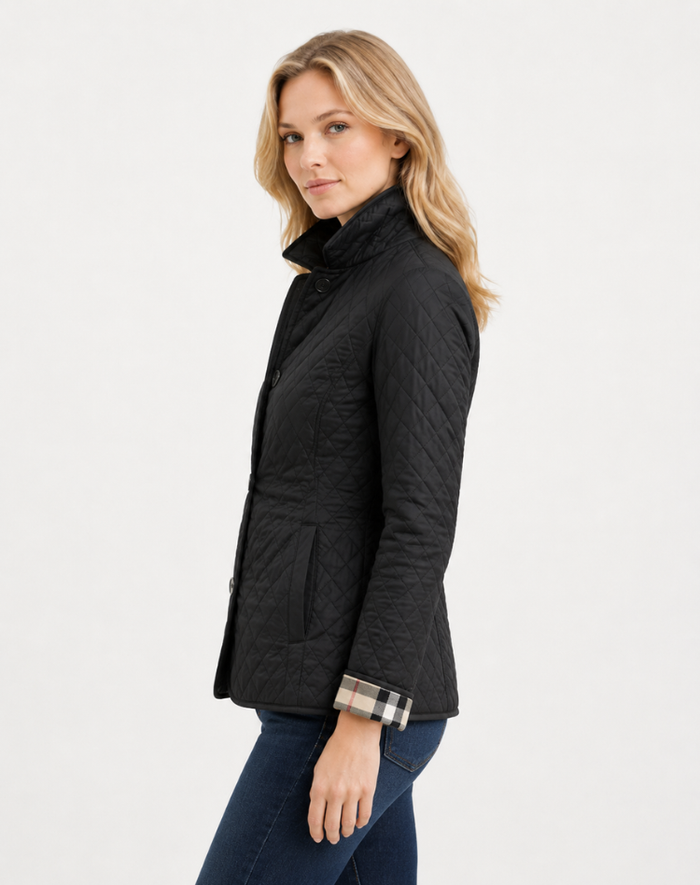 Women's Quilted Jacket – Elegant Lightweight Design – Transitional Weather Wear