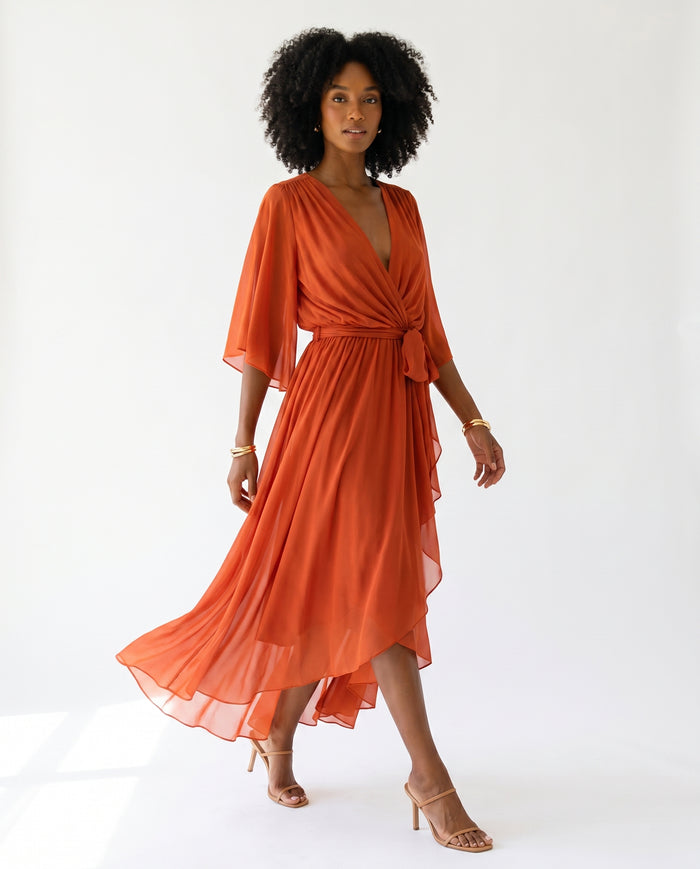 kate-wrap-midi-dress-orange-2