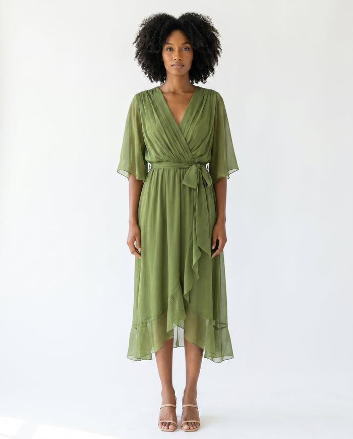 kate-wrap-midi-dress-green-1