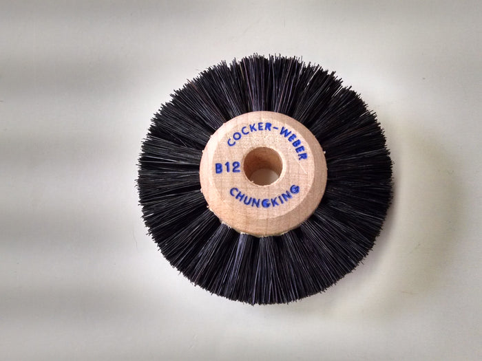 Wood Hub Bristle Brushes