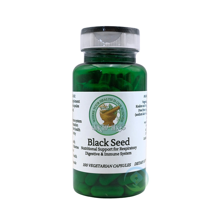 Worthy Herbs® Black Seed Vegetarian Soft-Gel Capsules - 100 ct