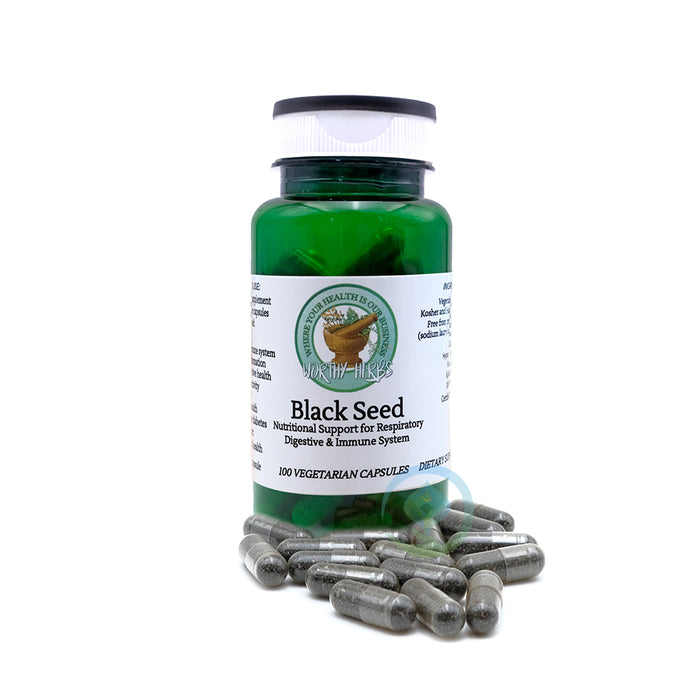 Worthy Herbs® Black Seed Vegetarian Soft-Gel Capsules - 100 ct