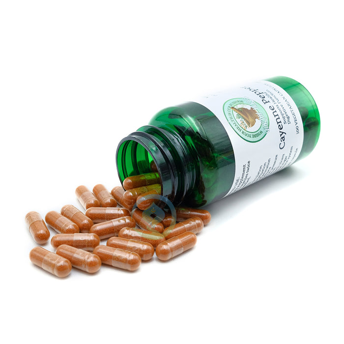 Worthy Herbs® Cayenne Pepper Vegetarian Soft-Gel Capsules - 100 ct