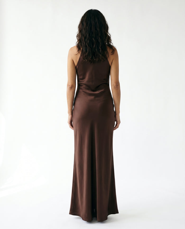 zara-satin-halter-dress-dark-brown-4