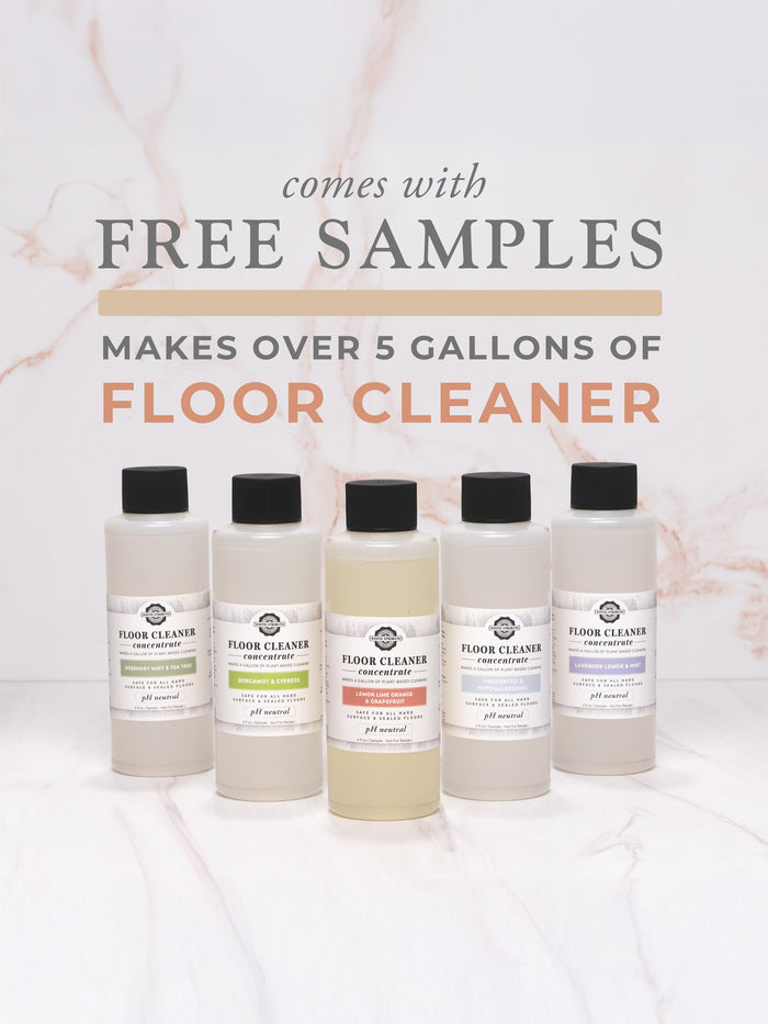 Rustic Strength, Graphic with Floor Cleaner "comes with Free Samples - Makes over 5 Gallons of Floor Cleaner"